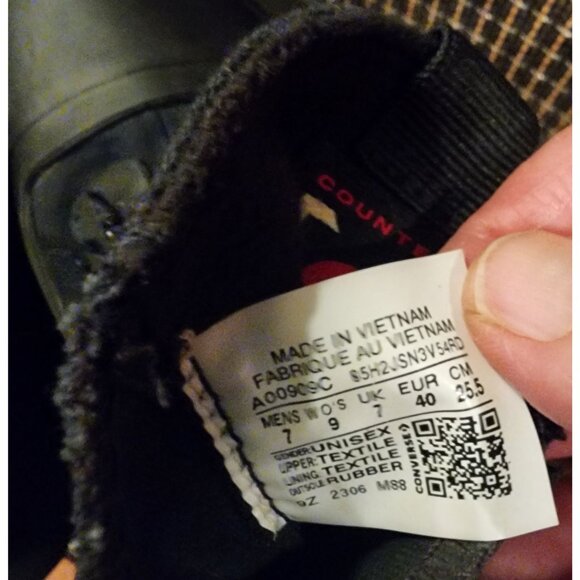 Converse Counter Climate Black High-Top Boots Size Men 7 / Women 9 - Picture 3 of 11